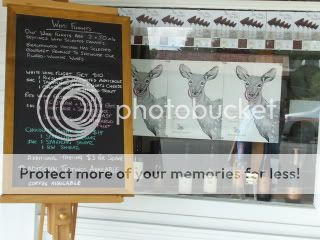 Brakenwood Cellar Door Bloackboard