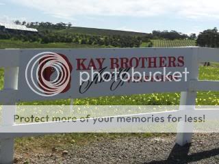Kay Brothers Amery Vineyards Road Sign
